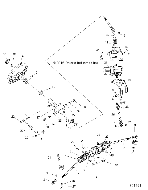 STEERING, STEERING ASM. - Z17VJE57AR (701351)