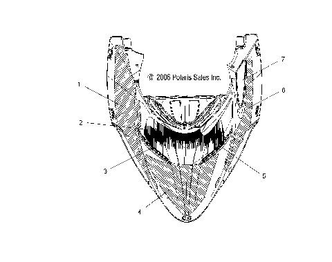 HOOD FOAM/SCREENS/FOIL - S07PP6FS/FSA/FSB (49SNOWHOODSCFL600HO)