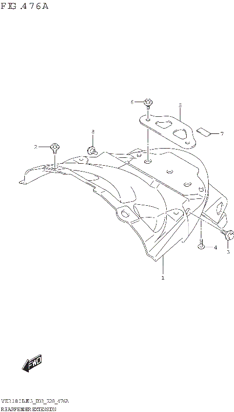 REAR FENDER EXTENSION
