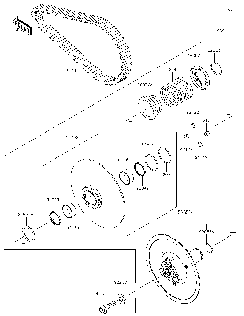 Driven Converter/Drive Belt