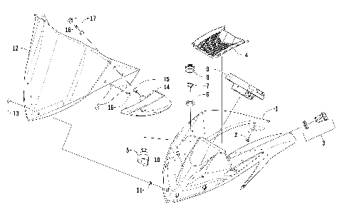 WINDSHIELD AND INSTRUMENTS ASSEMBLIES [104373]