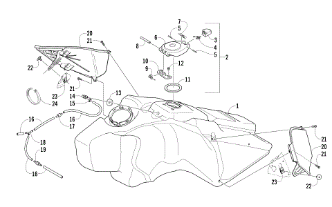 GAS TANK ASSEMBLY