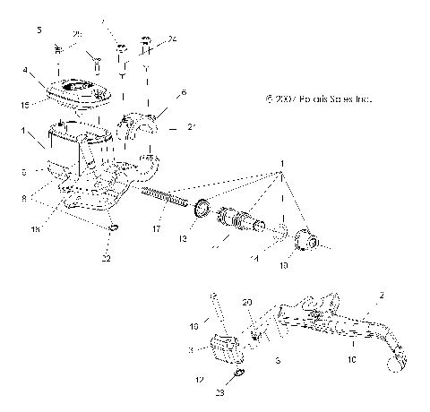 BRAKES, FRONT LEVER and MASTER CYLINDER - A08MH50AX/AZ (49ATVMCLH08SP500)