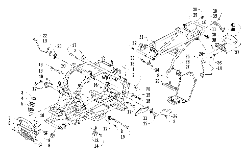 FRAME, TAILLIGHT, AND RELATED PARTS ASSEMBLY [92548]