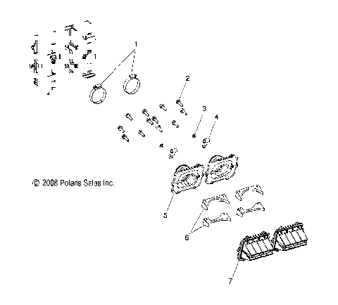 ENGINE, REED VALVE and CARB ADAPTOR - S09PB6FS/FE (49SNOWCARBURETOR09SHIFT)