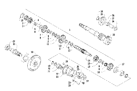 SECONDARY TRANSMISSION ASSEMBLY [87528]