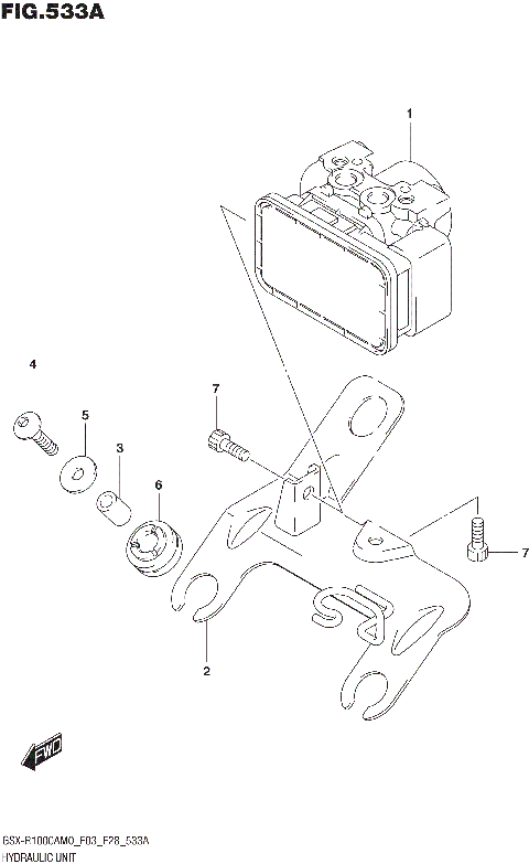 HYDRAULIC UNIT (GSX-R1000A)