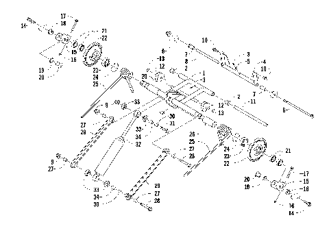 REAR SUSPENSION REAR ARM ASSEMBLY [90119]