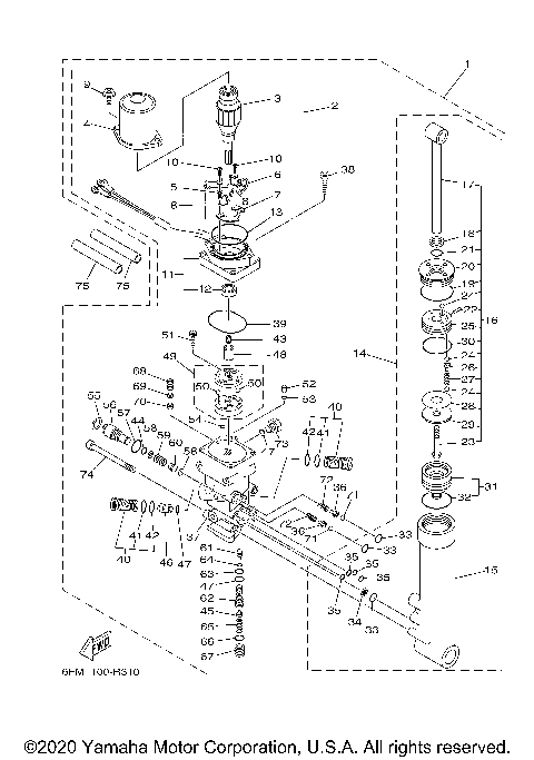 POWER TRIM & TILT ASSY