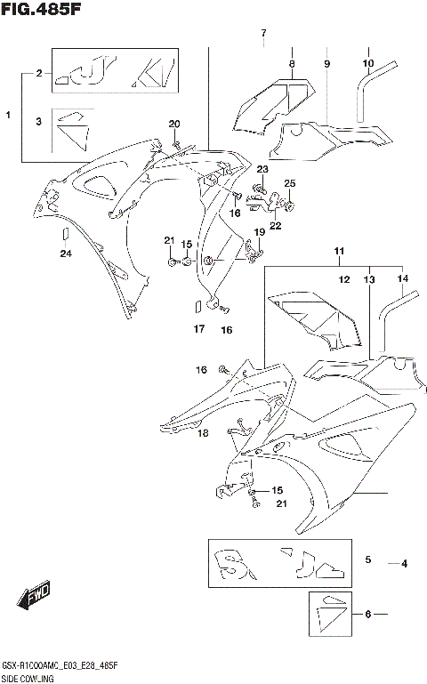 SIDE COWLING (GSX-R1000RZA)