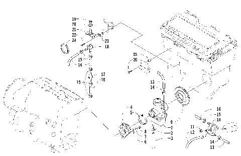 CARBURETOR AND FUEL PUMP ASSEMBLY [87796]