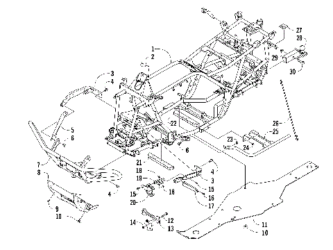 FRAME AND RELATED PARTS [300702]