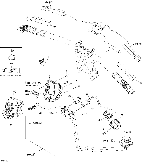 10- Steering Wiring Harness 800R
