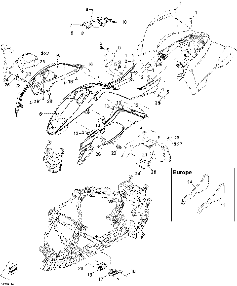 09- Body And Accessories, Front View Europe (31T0914b)