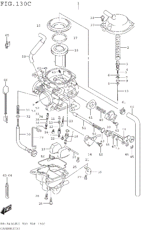 CARBURETOR (DR-Z400SL5 E33)