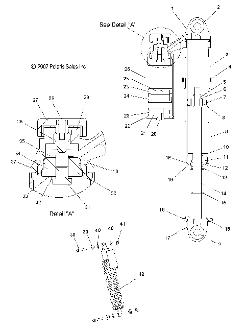 SUSPENSION, SHOCK, IFS (WALKER EVANS) - S10MX6JSA/JEA (49SNOWSHOCKIFS7043360)