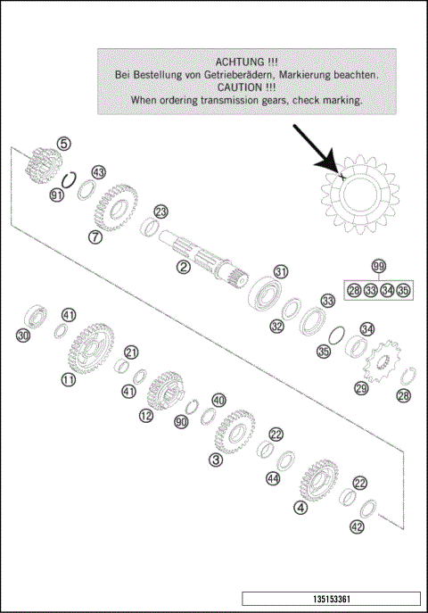 TRANSMISSION II - COUNTERSHAFT