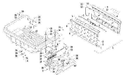 CARGO BOX AND TAILGATE ASSEMBLY [92464]