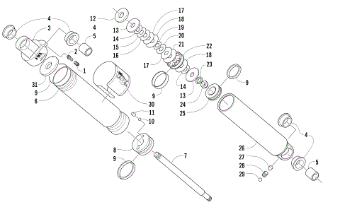 FRONT SUSPENSION SHOCK ABSORBER