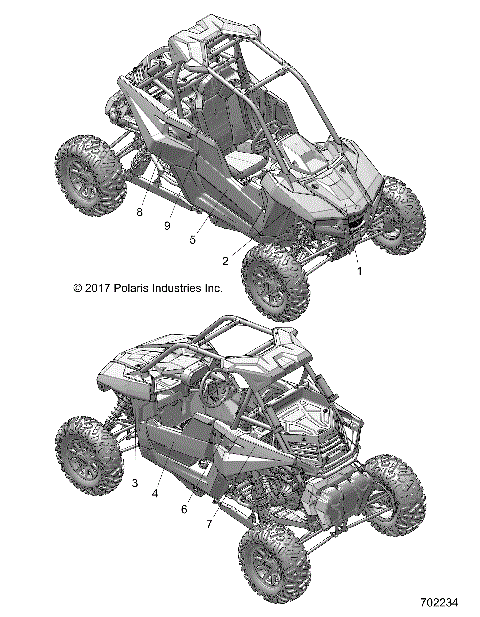 BODY, DECAL GRAPHIC - Z19VGE99AK/AW/BK/BW (702234)