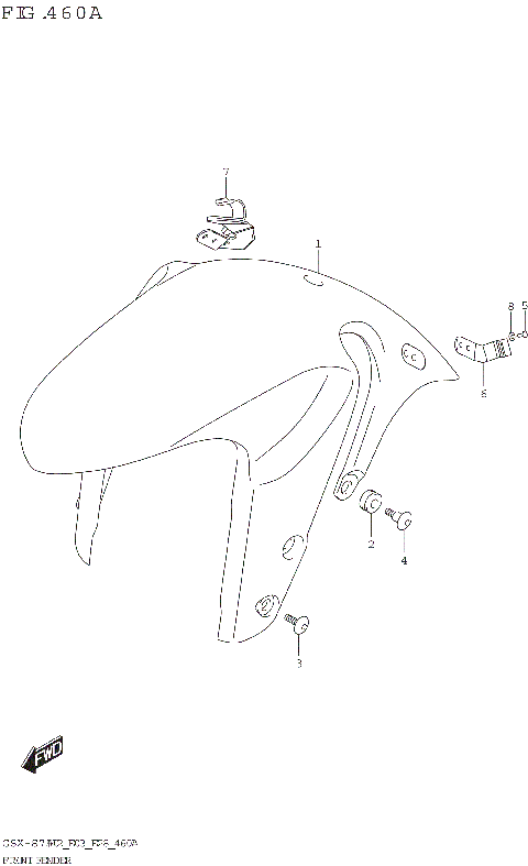 FRONT FENDER (GSX-S750)