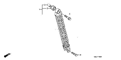 REAR SHOCK ABSORBER