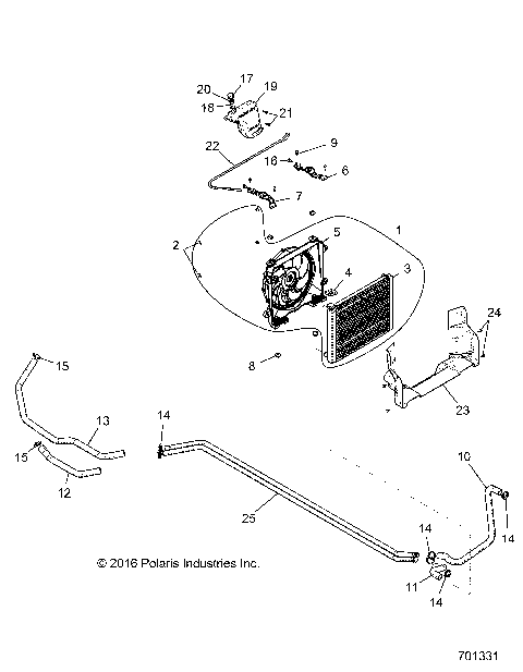 ENGINE, COOLING SYSTEM - R17RVA87A1/B1/E87A9/B9 (701331)