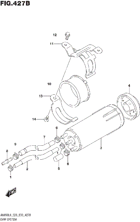 EVAP SYSTEM (AN650ZL6 E33)