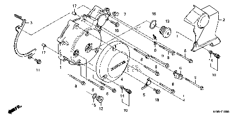 LEFT CRANKCASE COVER