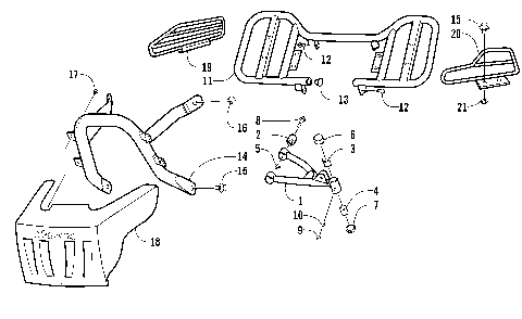 A-ARM, FLOOR PANEL, AND BUMPER ASSEMBLY [81104]