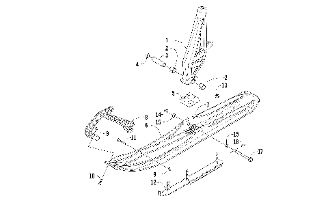 SKI AND SPINDLE ASSEMBLY [101066]