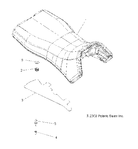 BODY, OPERATOR SEAT - A12DH50AX/AZ (49ATVSEAT10SP500TRG)