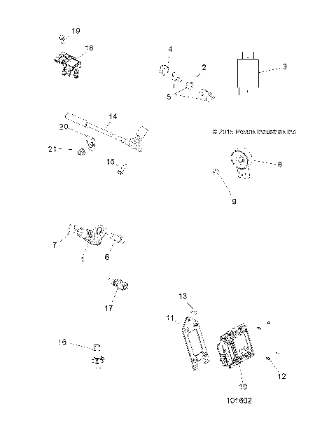ELECTRICAL, SWITCHES, SENSORS and ECM MODULES - A19SUE57D5 (101602)
