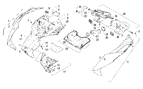 HOOD AND AIR INTAKE ASSEMBLY [95396]