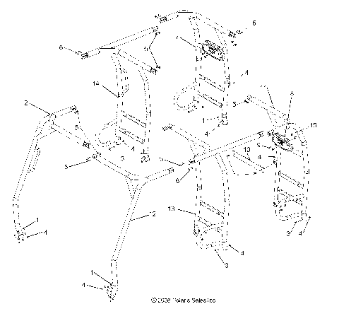 CHASSIS, CAB FRAME - R09WH68AC/AG/AH/AL/AR/AZ (49RGRFRAME08CREW)
