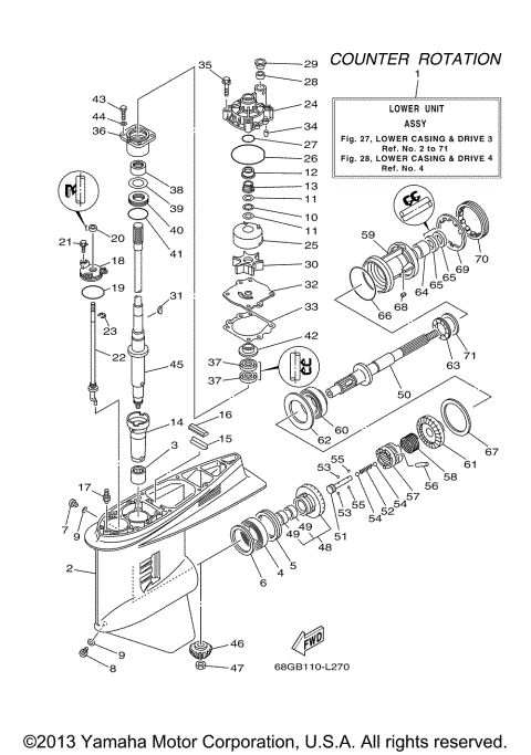 LOWER CASING DRIVE 3