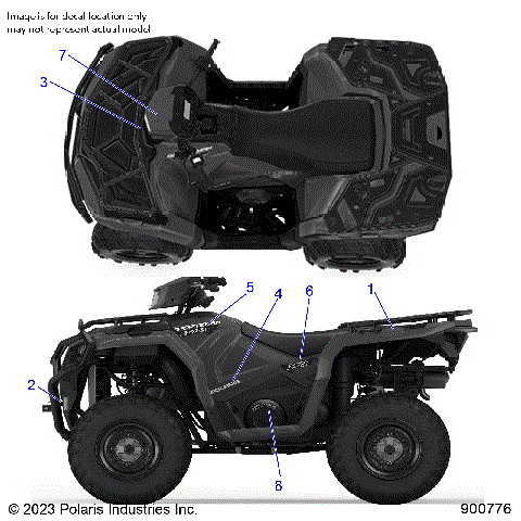 BODY, DECALS GRAPHIC - A24SEK57A4 (900776)