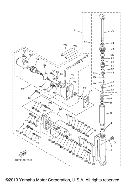 POWER TRIM TILT ASSY