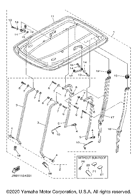 ALTERNATE FOR SUN ROOF