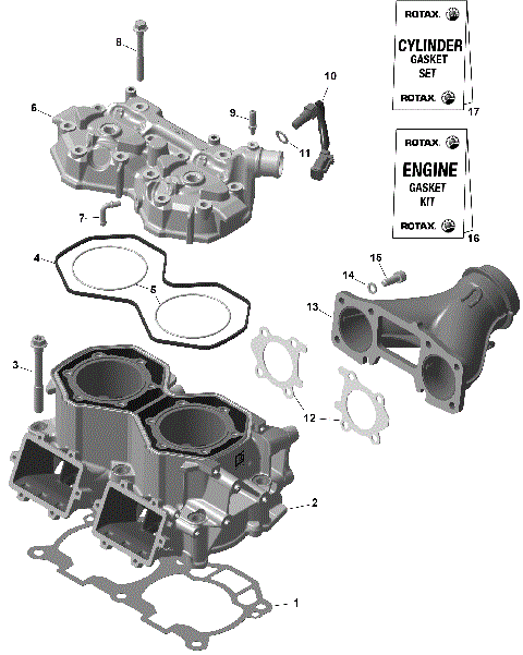 01- ROTAX - Cylinder Head