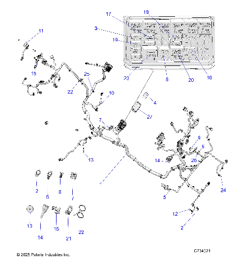 ELECTRICAL, WIRE HARNESSES - R26RRE99DH (C734021)