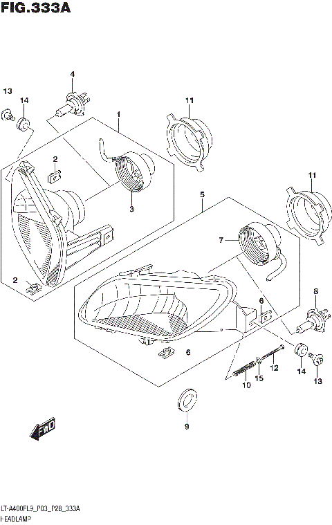 HEADLAMP (LT-A400FL9 P03)