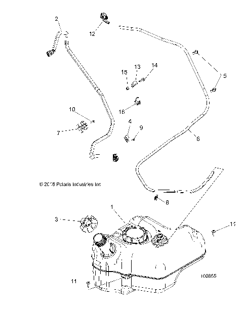BODY, FUEL TANK - A17DAA50A7 (100855)