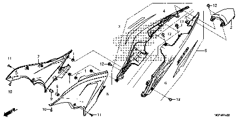 SIDE COVER@REAR COWL