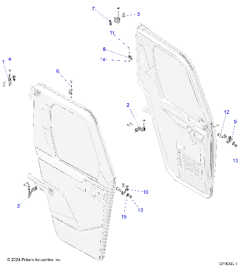 BODY, DOOR, MOUNTING - R26RRU99FP (C0706323-1)