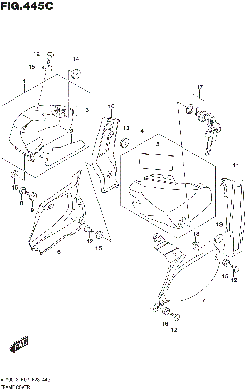 FRAME COVER (VL800L8 E33)