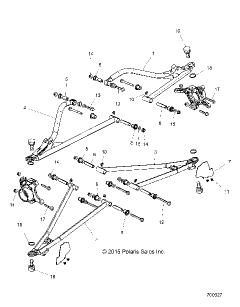 SUSPENSION, FRONT CONTROL ARMS - Z16VDE99AF/AM/LM/AS/M99AM (700627)