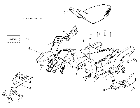CAB/SEAT - A07KA05CA/CB/CD (49ATVCAB07PRED50)
