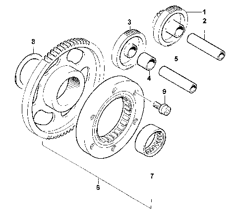 STARTER CLUTCH ASSEMBLY [89196]