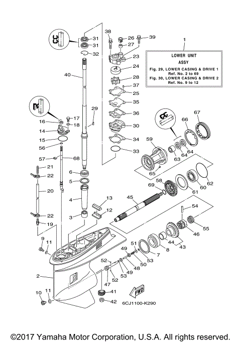 LOWER CASING DRIVE 1